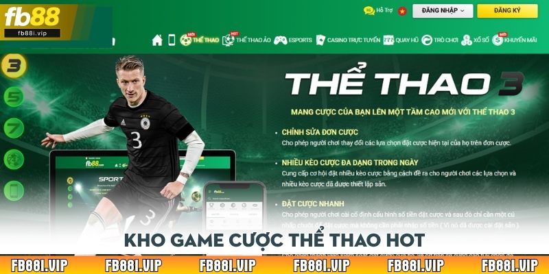 Kho game cược thể thao hot