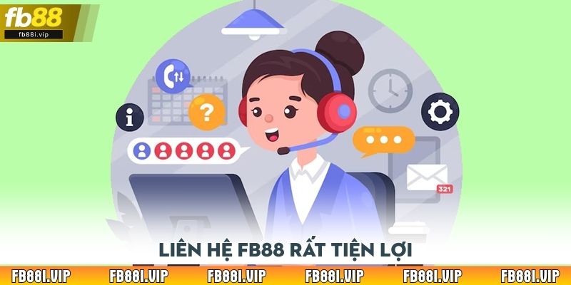 Liên hệ FB88 rất tiện lợi