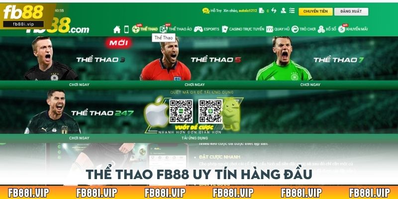 Thể thao FB88 uy tín hàng đầu